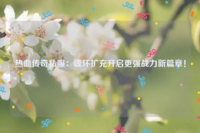 热血传奇私服：魂环扩充开启更强战力新篇章！