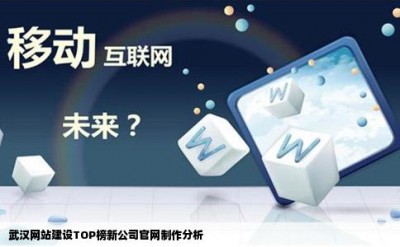 武汉网站建设TOP榜新公司官网制作分析