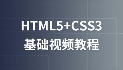 html中如何使用css设置视频教程