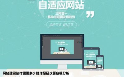 网站建设制作需要多少钱详细征议著各根分析