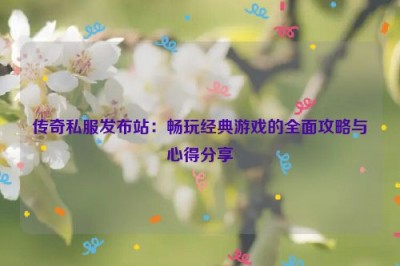 传奇私服发布站：畅玩经典游戏的全面攻略与心得分享