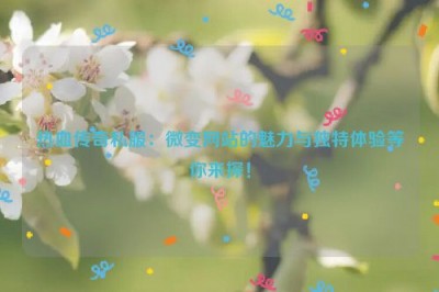 热血传奇私服：微变网站的魅力与独特体验等你来探！