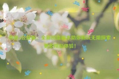 奇迹sf公益服：全新回血脚本助你畅玩无阻探索更多精彩体验！