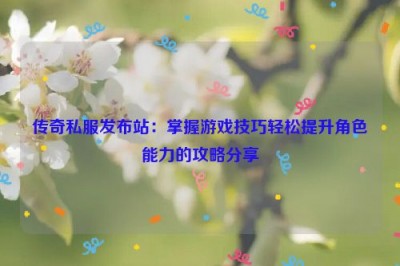 传奇私服发布站：掌握游戏技巧轻松提升角色能力的攻略分享