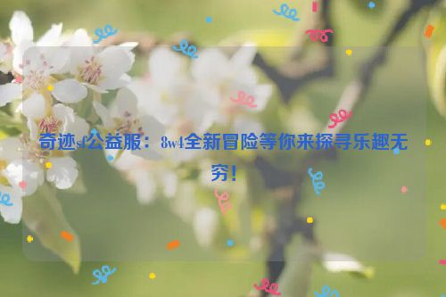 奇迹sf公益服：8w4全新冒险等你来探寻乐趣无穷！