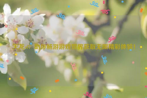 天龙sf：助你畅游游戏世界获取无限精彩体验！