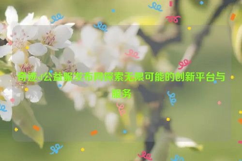 奇迹sf公益服发布网探索无限可能的创新平台与服务