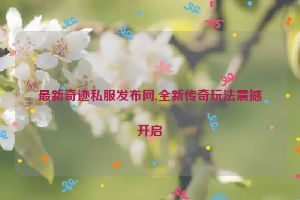 最新奇迹私服发布网,全新传奇玩法震撼开启